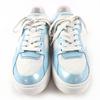 Great LOUIS VUITTON Low cut sneakers timeout line Monogram Light blue Women 37 Used