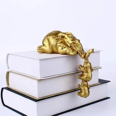 Gorgeous Resin Crafts Creative Elephant Household Decoration Desktop Ornaments Office Living Room Decor Children's Holiday Gifts
