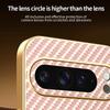 For Google Pixel 9 Pro XL Phone Case Carbon Fiber Textured Electroplated TPU Back Cover