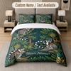 Ocean Mermaid Theme Custom Text Or Name 3Pcs Bedding Set 1 Flat Sheet & 2 Pillowcases Personalized Home Bedding