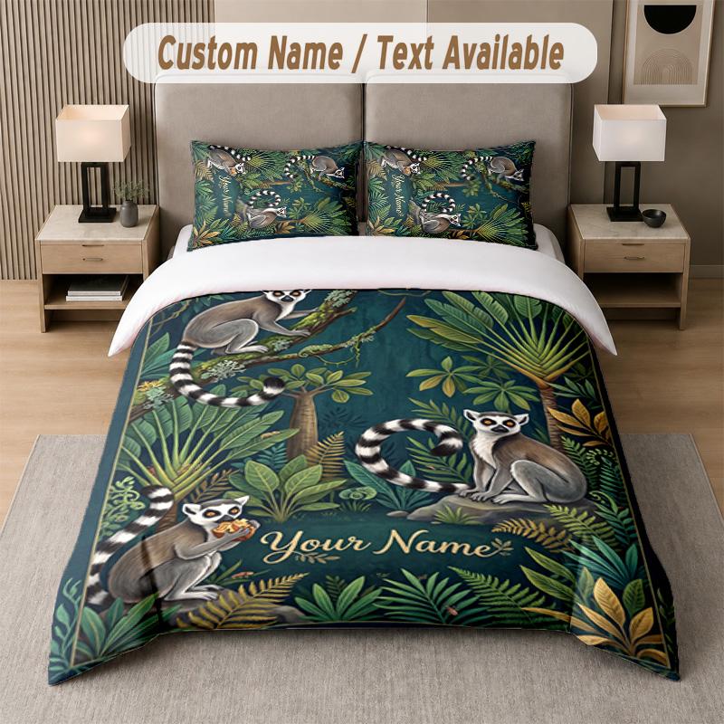 Ocean Mermaid Theme Custom Text Or Name 3Pcs Bedding Set 1 Flat Sheet & 2 Pillowcases Personalized Home Bedding