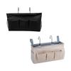 Bedside Caddy Storage Bag with Side Mesh Pockets Remote Book Keys Hanging Bed Storage Organizer Bag Can hold Glasses,Book, Key