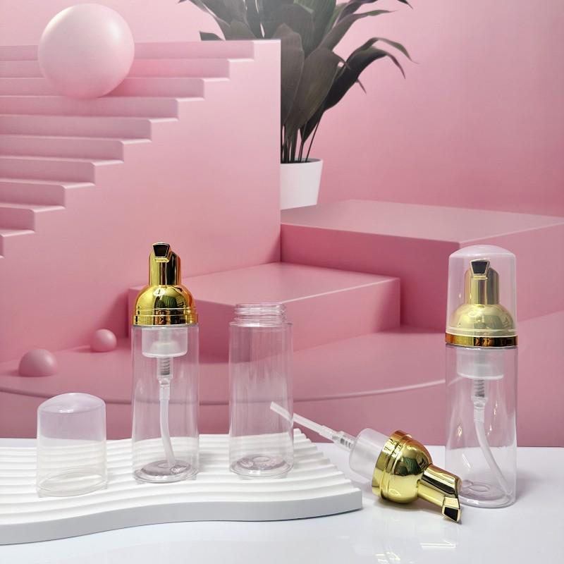 Transparent Foaming Bottle, 30ml/50ml/60ml - Ideal for Mousse, Lotion, or Eyelash Cleaning Liquid