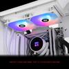Thermalright Frozen Magic 240 White ARGB V2 CPU AIO Cooler, Dual High-Performance PWM Fans, 1600RPM, Compatible with Intel