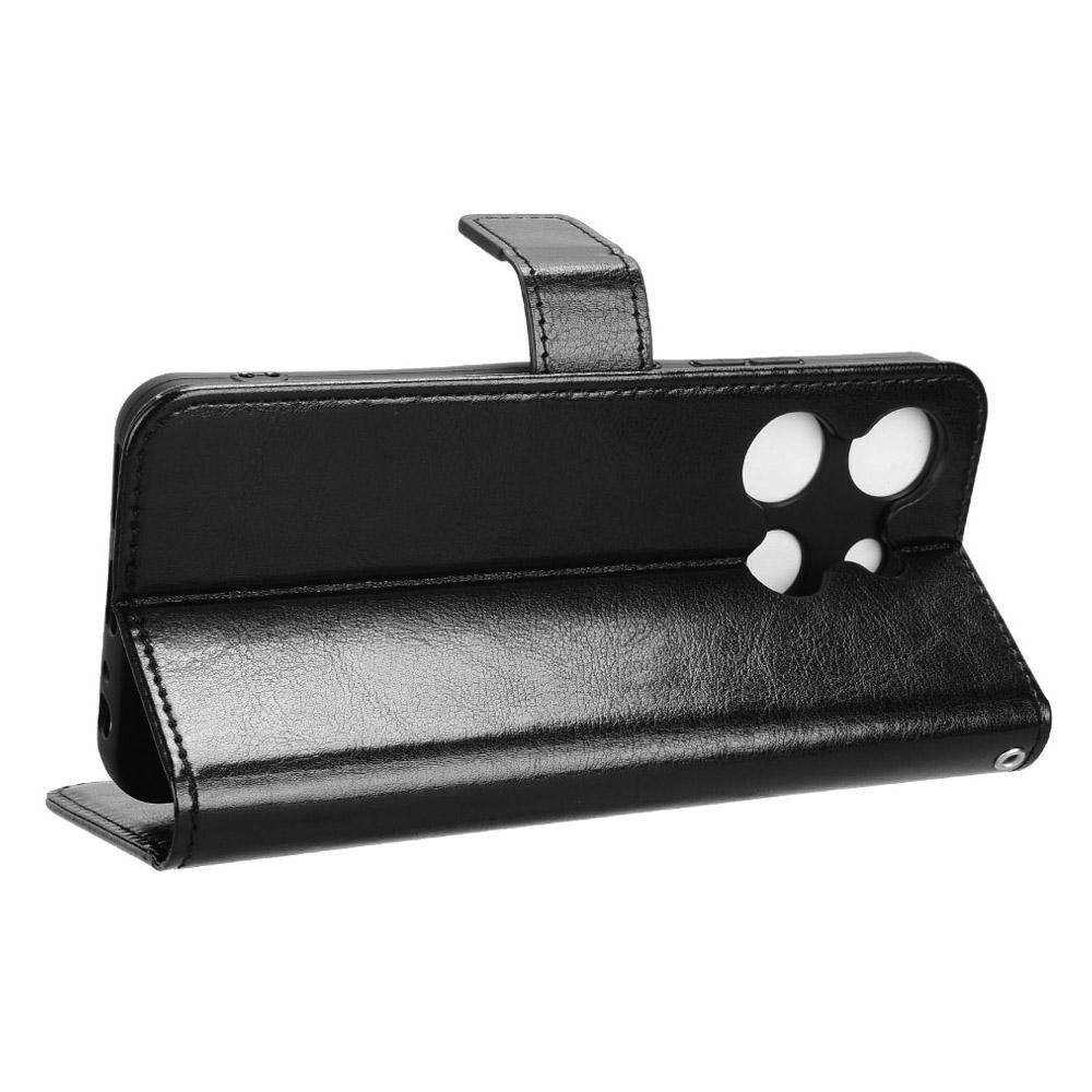 For TCL 503 Case Crazy Horse Texture PU Leather Phone Wallet Cover