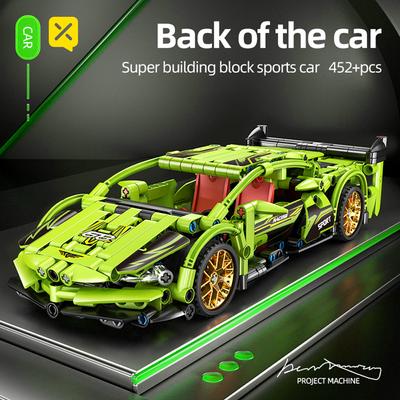 ToylinX 1:18 Jucării Model Blocuri de Construcție Supermașini Vârsta 14+ Jucărie de Asamblat cu Blocuri de Construcție Mașini Cadou de Crăciun pentru Adulți Fără Cutie
