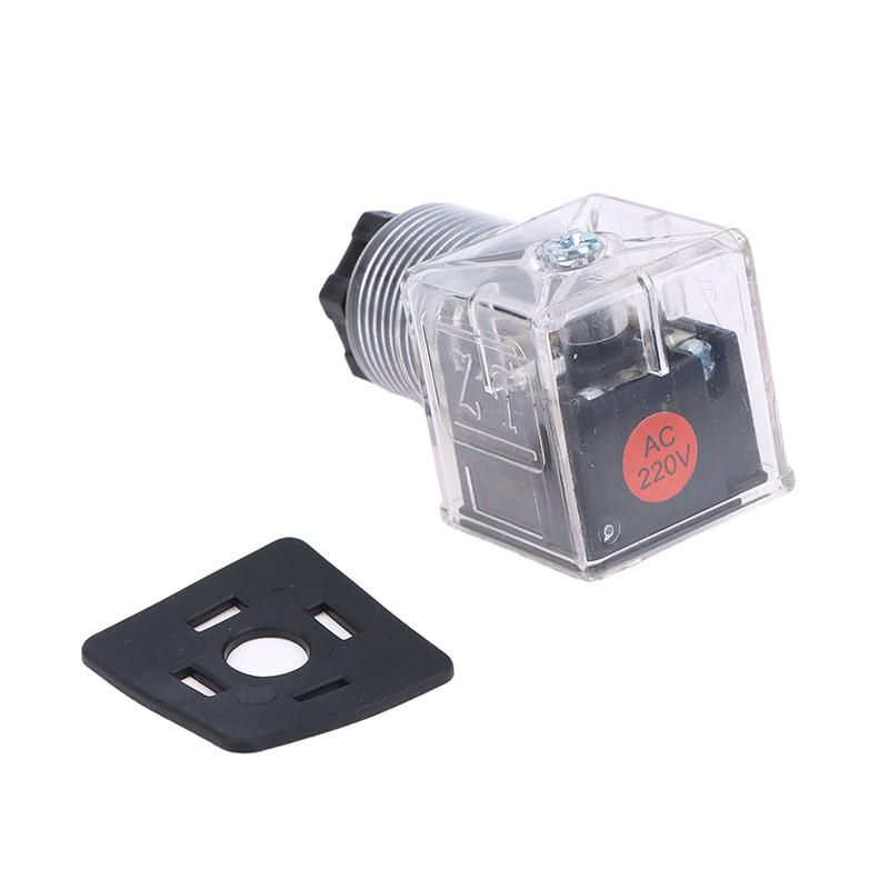 

1Set DC24V Solenoid Coil Plug Hydraulic Valve Transparent Voltage Universal Accessories DC24 Solenoid Valve Solenoid Valve