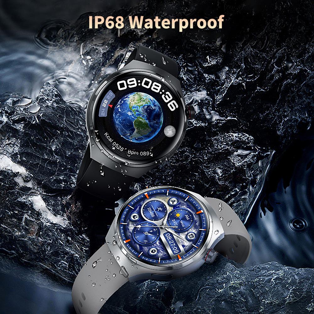 2024 Smart Watch 4 Pro NFC Smartwatch GT4 for Men Women AMOLED AI Voice Bluetooth Call Blood Pressure GPS Route Tracker Watches For IOS Android