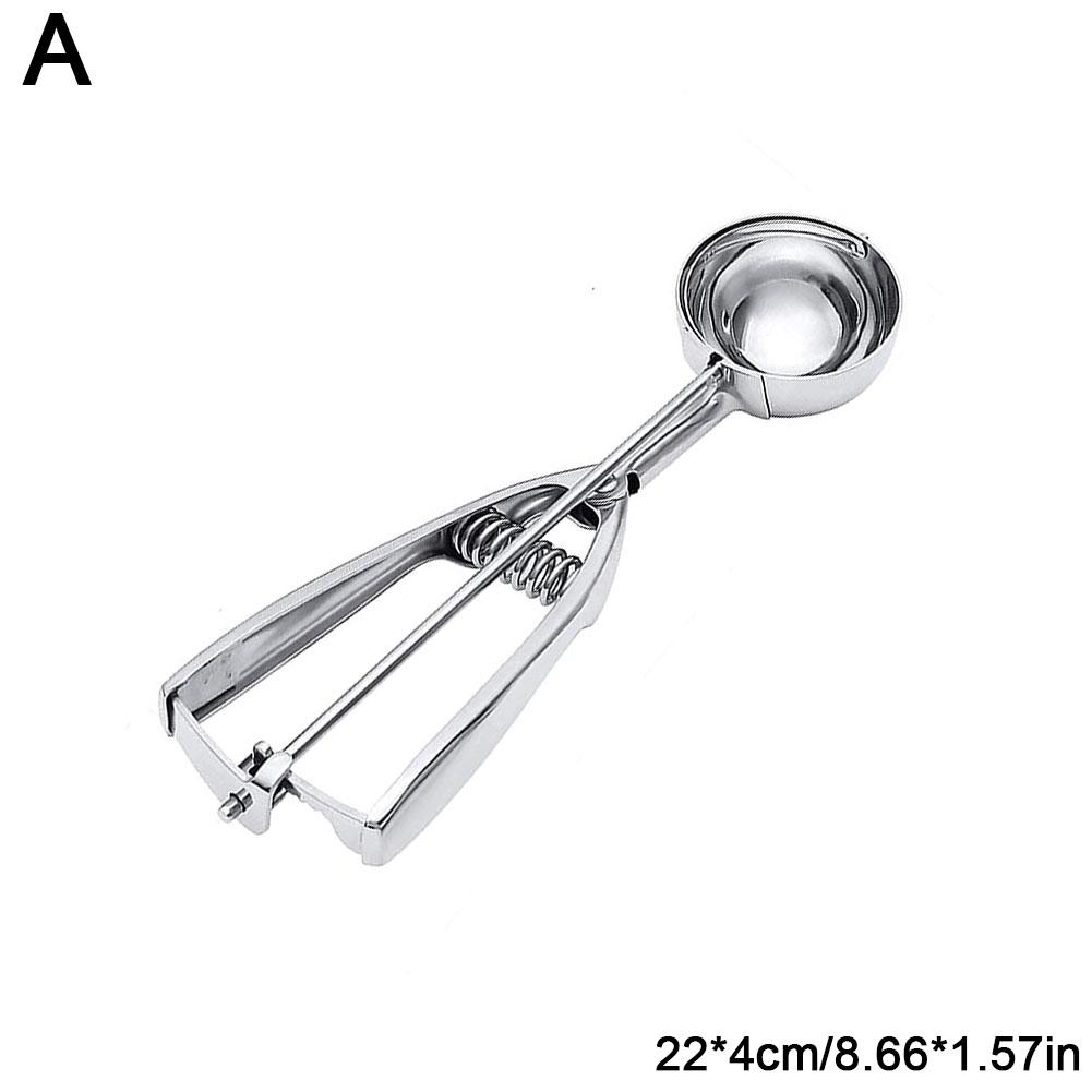 

1PC Stainless Steel Ice Cream Digger Spoon For Home Shop Non Stick Coating Easy Release Easy Scoops Dishwasher Safe Kitchen Tool