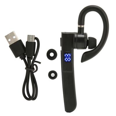 Bluetooth Earpiece Hands Free Single Ear Noise Reduction Digital Display IPX7 Waterproof Voice