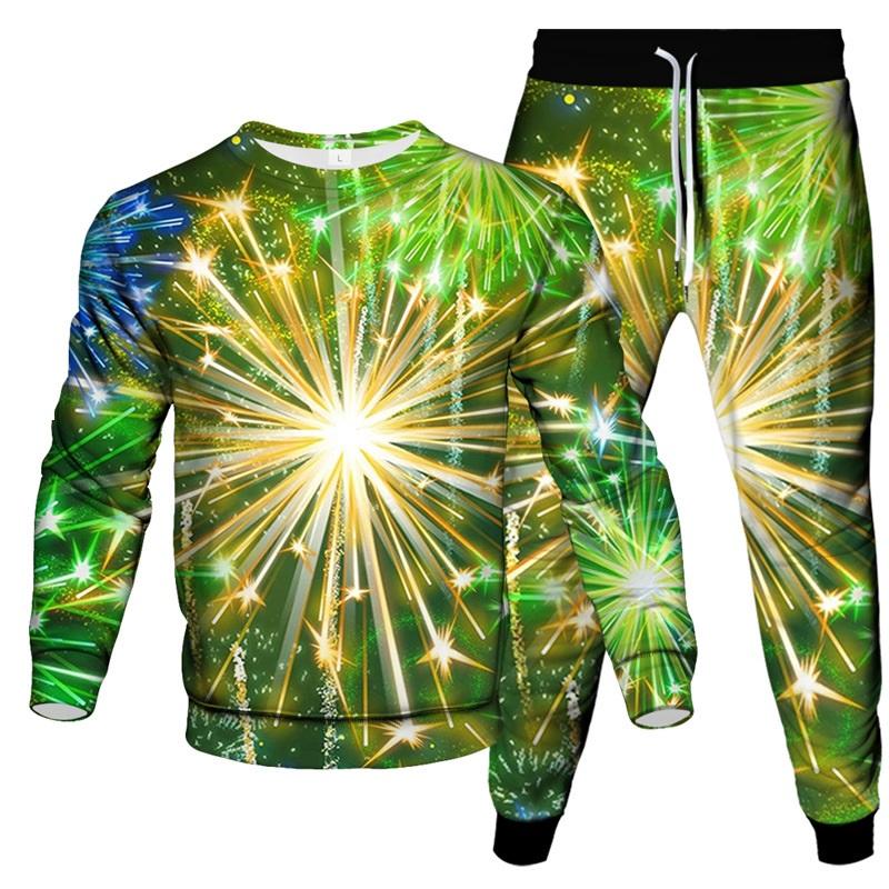 

Осенняя мужская мода 3D-принт Большой морской узор Унисекс Повседневные спортивные штаны Свитшот Комплект Мужские Уличные Вечеринка Спортивный костюм Комплекты 6XL
