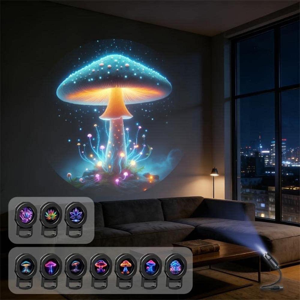 Adjustable Patterns LED USB Projector Light Marine Life Projector Light  Ceiling Wall Projection