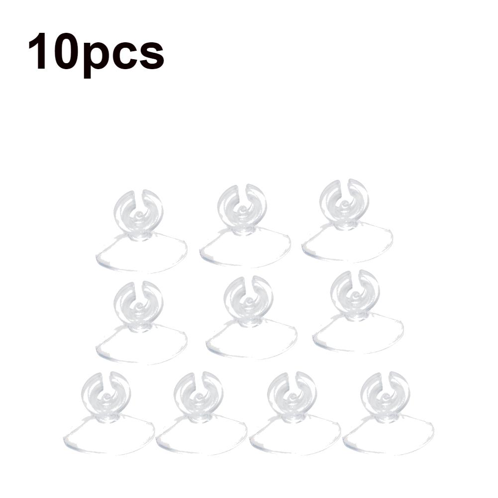 10-50pcs Aquarium Suction Cup Holder Fish Tank Sucker for 4/6mm Air Line Pipe Tube Wire Holder Aquarium Accessories