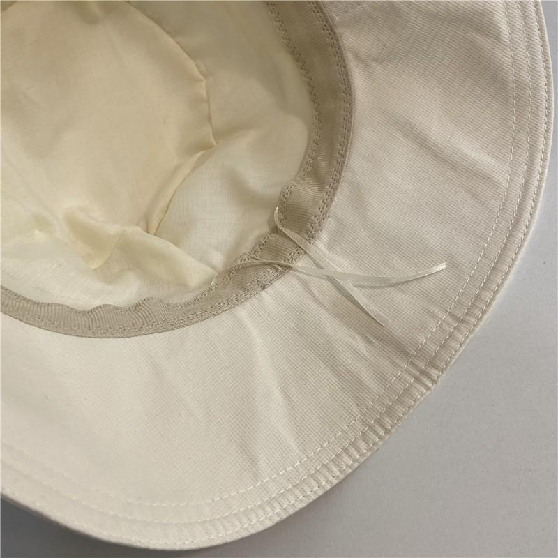 Women Irregular Cotton Sunshade Bucket Hat Solid Color Wide Brim Visors Thin Fisherman Hats JK Korean Girl Travel Basin Cap