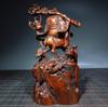 Chinese Antique Boxwood Wood Carving God Of Longevity Statue Collection Nice Art