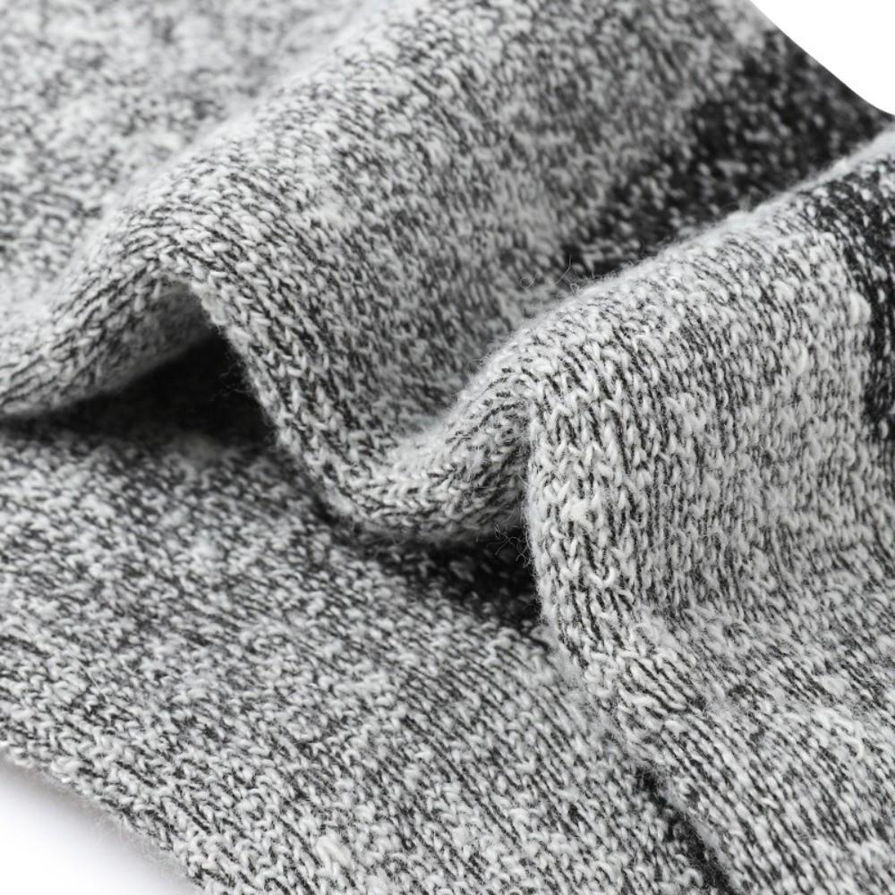 Soft Super Thick Men Socks Keep Warm Middle Tube Winter Socks Fleece Lined Skiing Sports Socks Winter