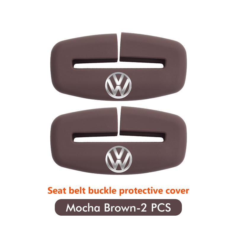 Car Seat Belt Buckle Cover Anti-Scratch Protector Clip Accessory For Volkswagen VW Scirocco Passat Polo B5 B6 B7 CC Tiguan Zh4