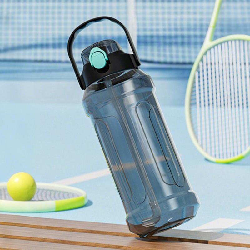Sports Water Bottle Drinking Tumbler For Hiking Leakproof Sealed Transparent Double Drinking Spout Water Bottle For School