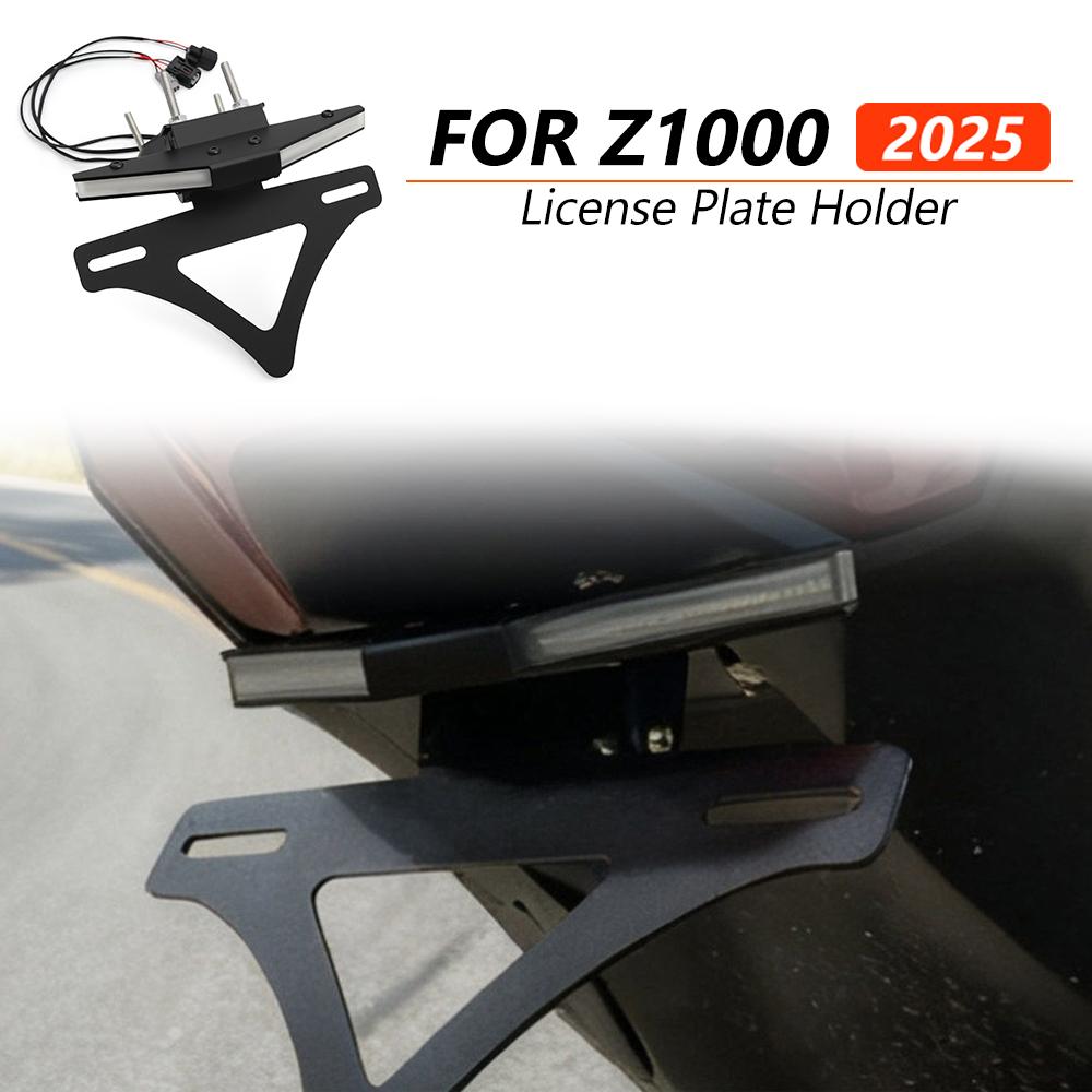 Motorcycles Accessories License Plate Holder Bracket Tail Tidy Fender Eliminator For Kawasaki Z1000 z 1000 2025Rear Tail Bracket