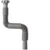 Flexible Drain Hose, Extendable Flexible Sink Drain Hose P-Trap with Adapter Suitable for Kitchens Bathrooms Outdoors and RVs