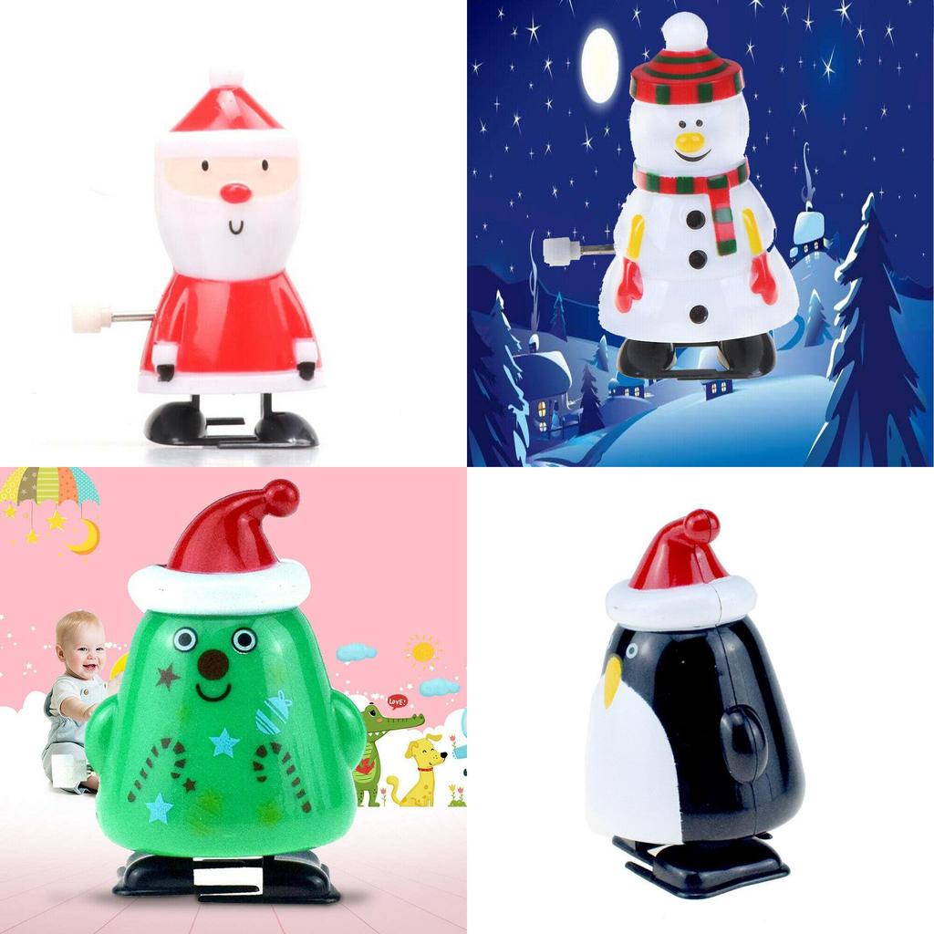 Exquisite Weihnachtsmann Aufziehspielzeuge für Kinder Weihnachtsfeier Tütenfüller Strumpffüller