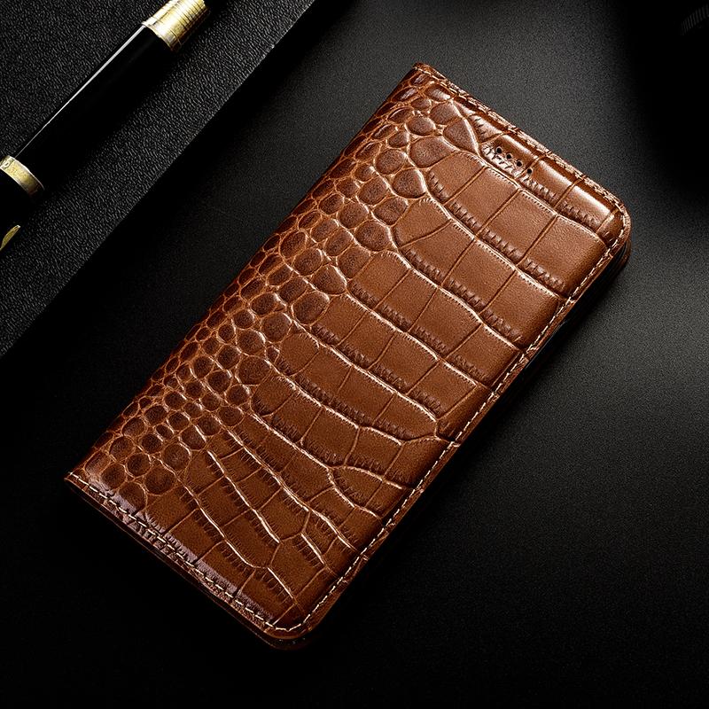 For Apple IPhone 7 8 X XS XR 11 12 13 14 15 16 16E Pro Plus Max Case Crocodile Genuine Leather Flip Wallet Cover Cases