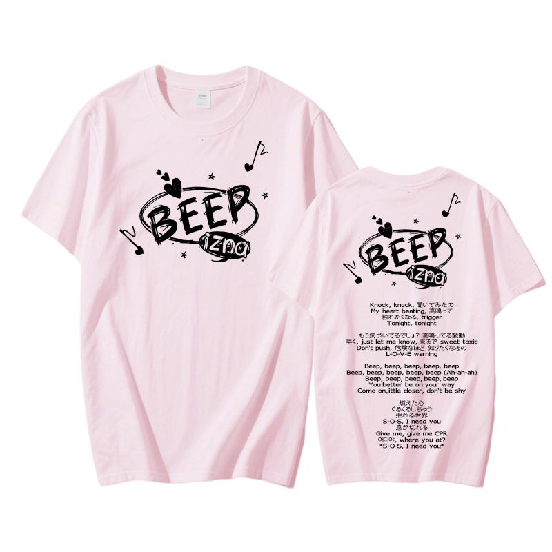 Izna - BEEP 2025 NEW T-shirt  100%Cotton Hip Hop Tshirts Male Printing Punk T Shirt Gothic Streetwear High Quality Tops