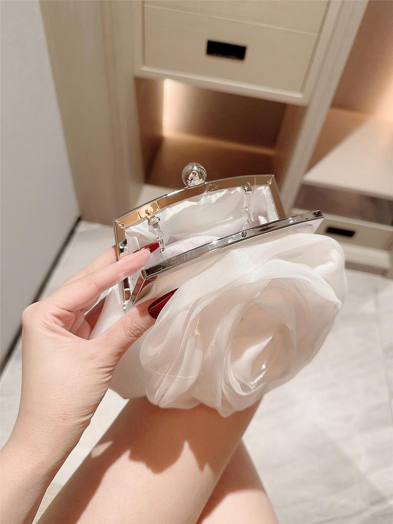 Romantic Dinner Handbag, Wedding Bag, Banquet Handbag, Flower Fairy Bag, Classy Dress Bag, Chain Bag