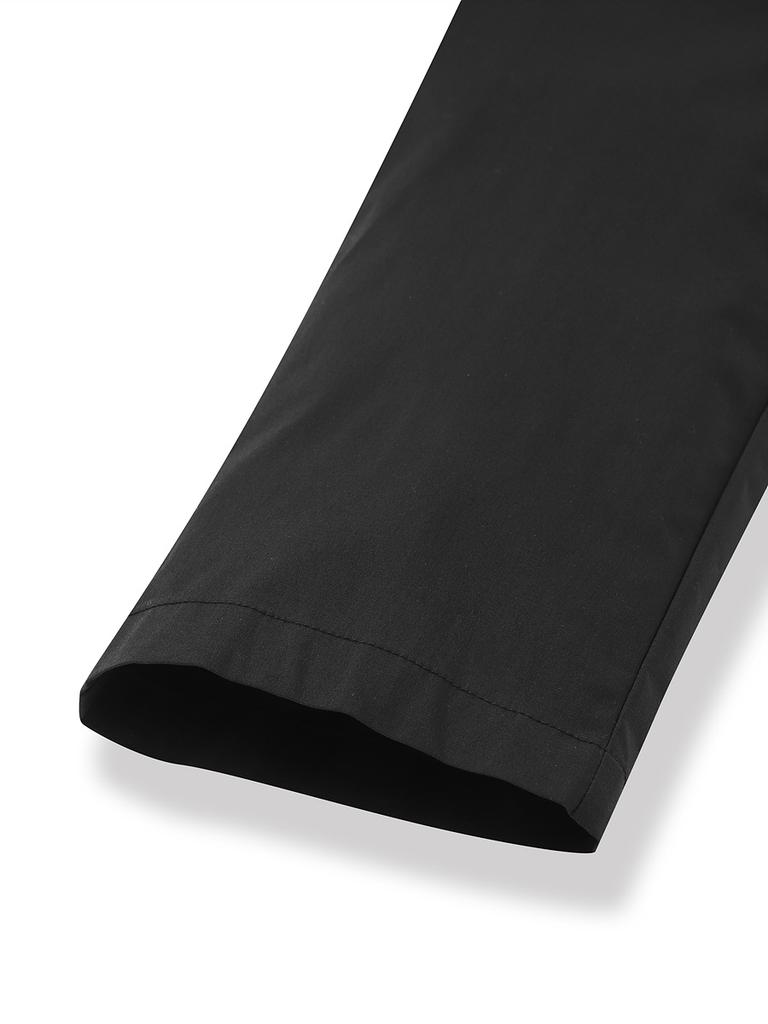 DISCOVERY EXPEDITION Freshvent Men'S Regular Fit Cotton Pants (Black)
