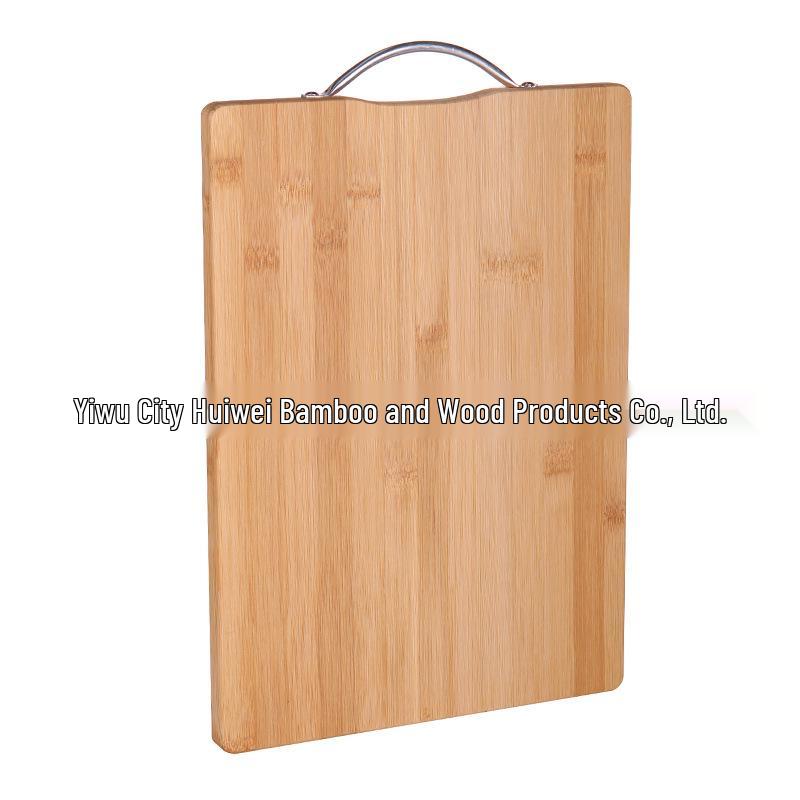 Huiwei Anti-Mold Bamboo Cutting Board with Handle - Thickened Solid Fruit Chopping Board 24x34 cm, 30 pcs
