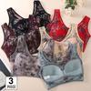 3 Teile/satz frauen BH Nahtlose BHs Plus Größe Unterwäsche Wireless Bralette Sexy Damen Dessous L-6L