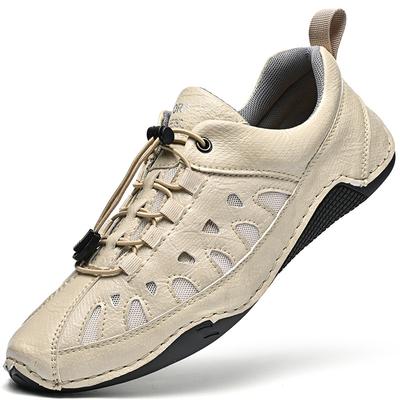 New Men Casual Shoes Breathable Walking Sneakers Genuine Leather Mens Loafers High Quality Driving Shoes Man Sport Shoes