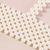 Temperamental Beaded Waist Belt Fashionable Pearl Camisole Vest Personality Body Chain For Women