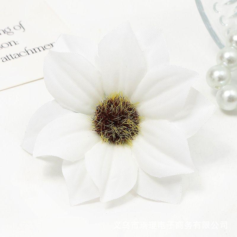 5/10/20Pcs Artificial Flowers Daisy 6cm Silk Fake Flowers Heads for Home Dceor Wedding Marriage Decoration DIY Gift Accessories