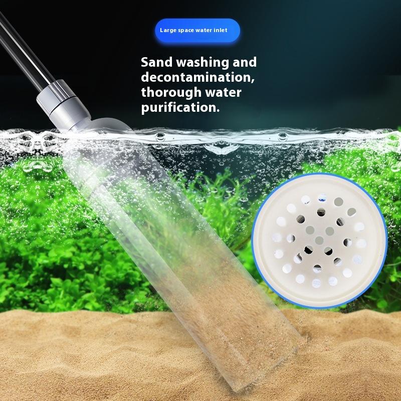 1 Set Aquarium Sand Cleaning And Water Changing Cleaning Kit Fish Tank Siphon Vacuum Gravel Large Water Exchanger