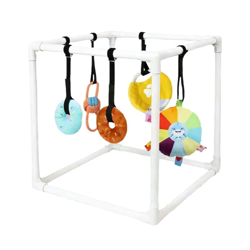 

Complete Dog Play Gym With Safe PVC Parts And Diverse Training Functions 50X40X40CM