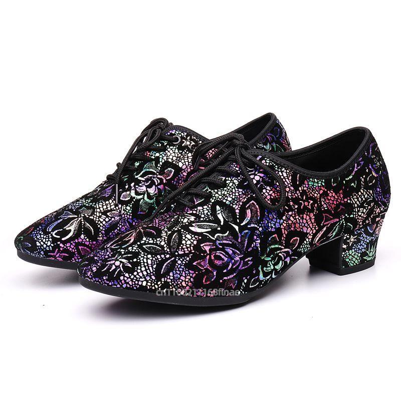 Ladies` Dance Shoes, Colorful Anti Slip