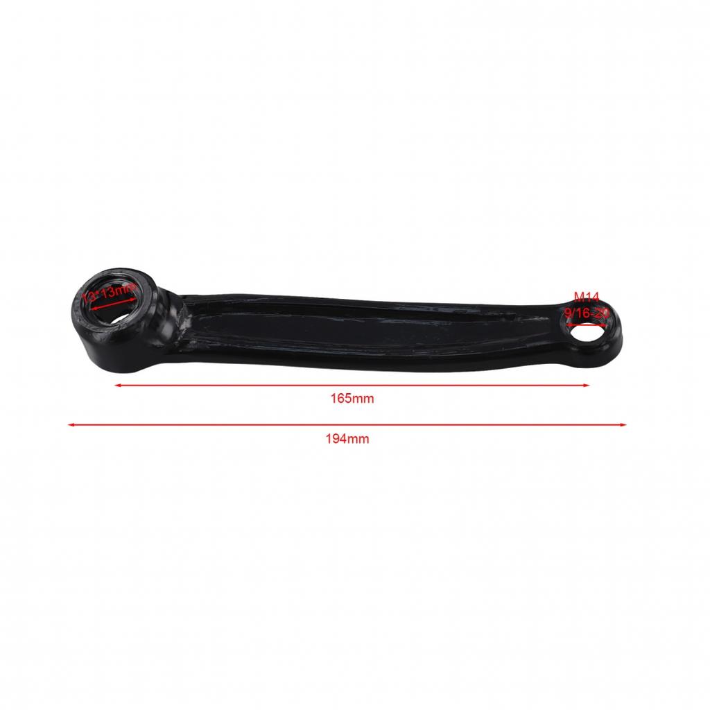 Sleek and Strong A Pair of 165mm Indoor Sports Bike Cranks Made from Iron