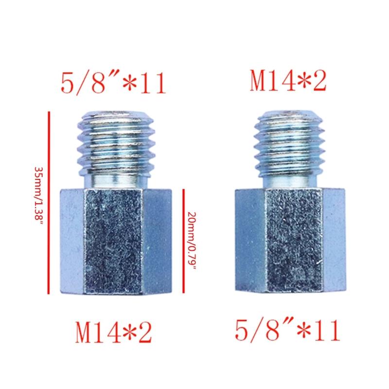 M10 M14 M16 Adapter Angle Grinder Polisher Interface Connector 5/8" M14 Converter Screw Rod Power Thread Adapter