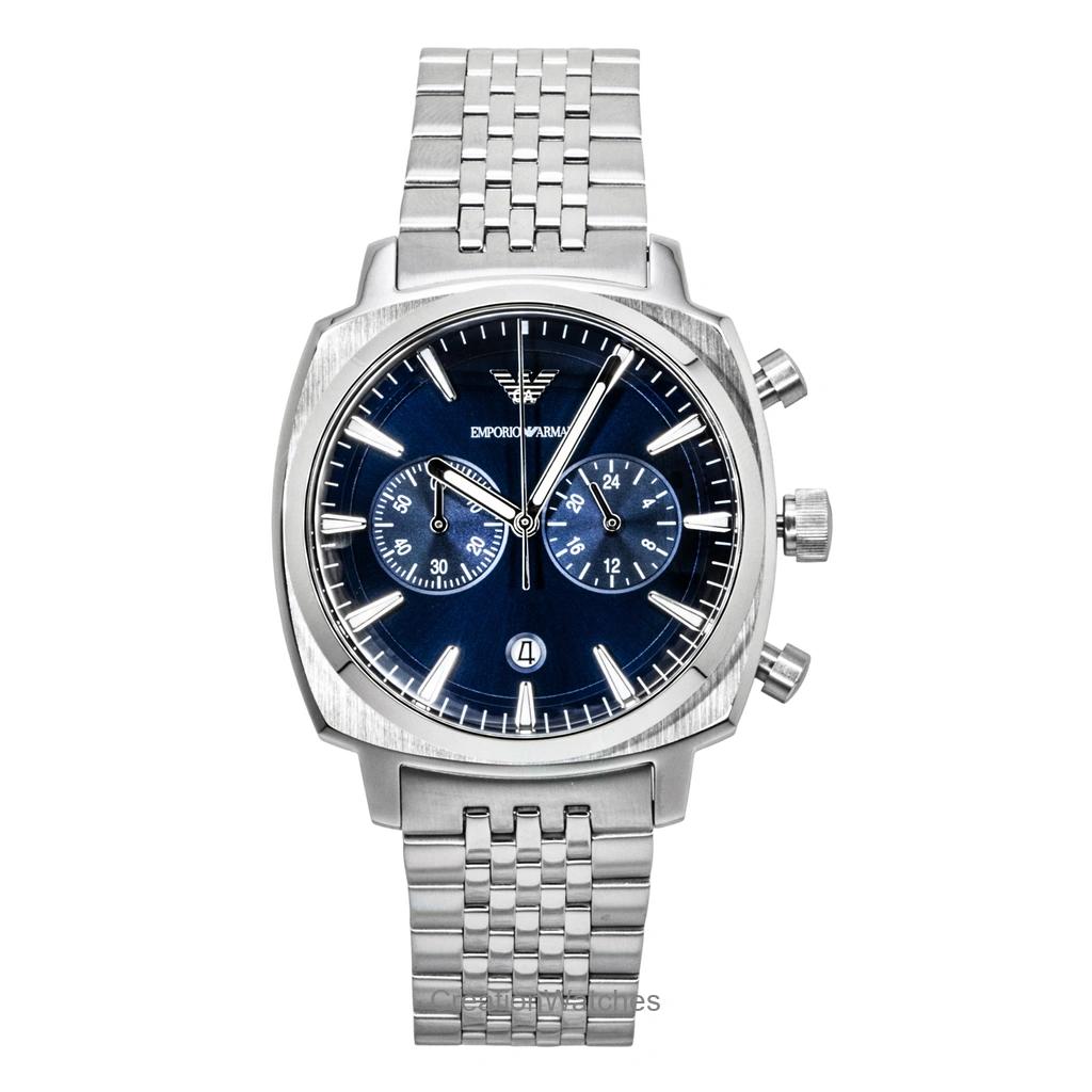 

Emporio Armani Хронограф Нержавеющая сталь Синий циферблат Кварцевые AR11688 Мужские часы синий