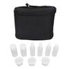 Outdoor Spice Bottle Set Transparent Portable PET Seasoning Jar Kit With Bag For Camping Picnic BBQ Travel