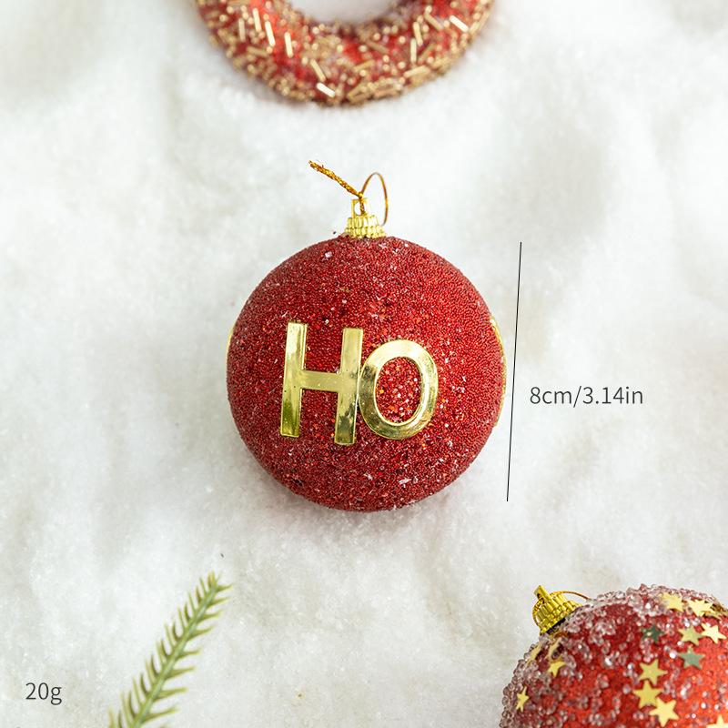 8СМ Рококо Белый Прозрачный Рождественский Шар Украшение