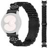 Watch Band with Quick Release Connector For Samsung Galaxy Watch6 Classic 47mm/43mm/Watch6 44mm/40mm 7-Bead Rhinestone Crown Strap