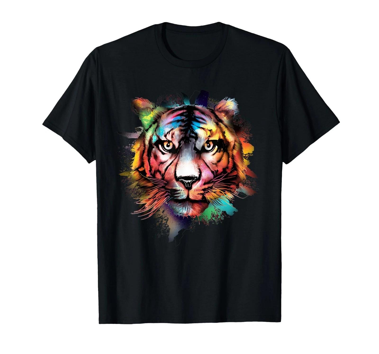 

Tiger colourful animal lovers, animals, tigers T-Shirt S