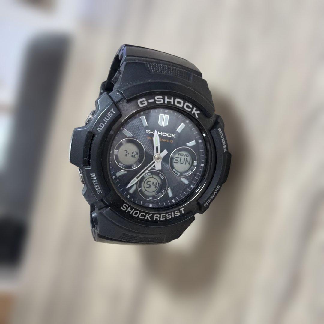 Used CASIO G-SHOCK AWG-M100 watch body solar