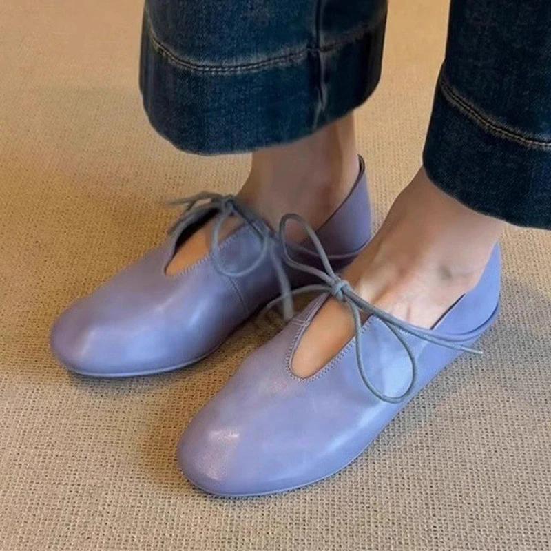 

Fashion Women s flat sandals casual loafers sports shoes women s summer lace-up leather shoes running and walking shoes Zapatilas 40