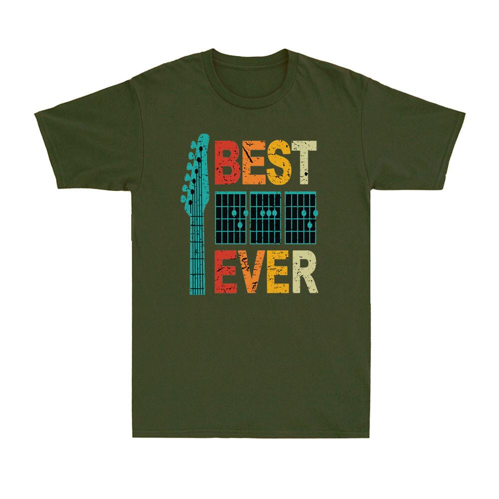 Best Guitar Dad Ever Chords Best Dad Guitar Shirt Guitar Dad Unisexs Tshirt