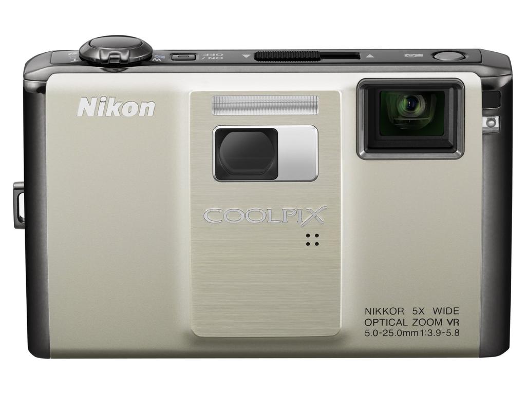 Nikon COOLPIX S1000pj Digitalkamera Silber, (S1000pjSL)
