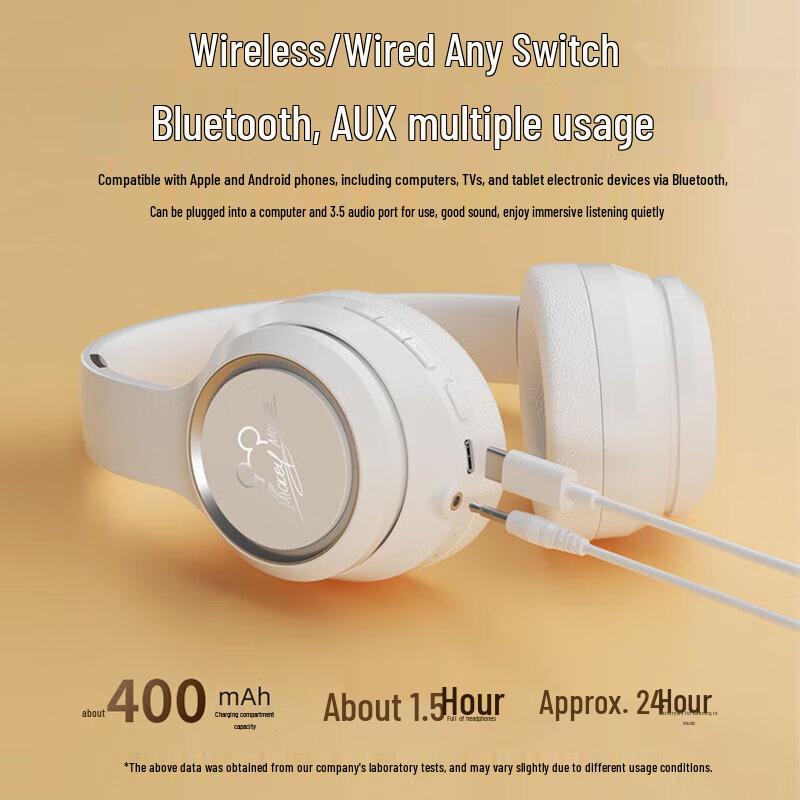 Disney Wireless Over-Ear Bluetooth Headphones