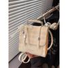 Schoolbag Wholesale Fashion Plaid Casual Korean Version Niche Design Student Class Schoolbag Street Ladies Messenger Bag Backpack